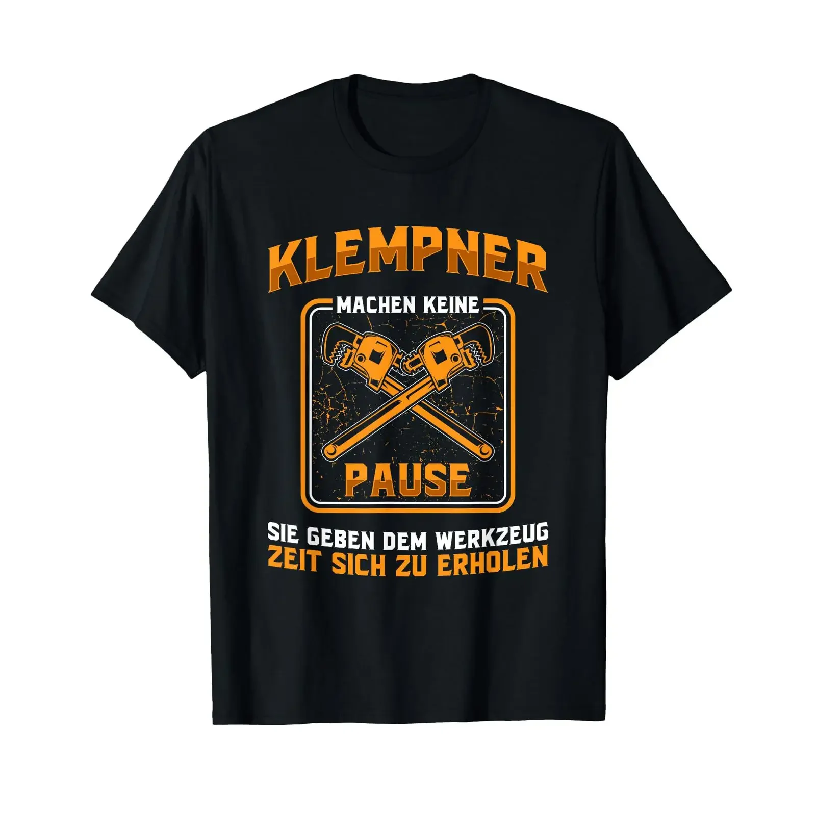 Men's Plumber Heating Engineer Sanitary Saying T Shirt vintage Washed Versatile Slightly Stretched fashion streetwear