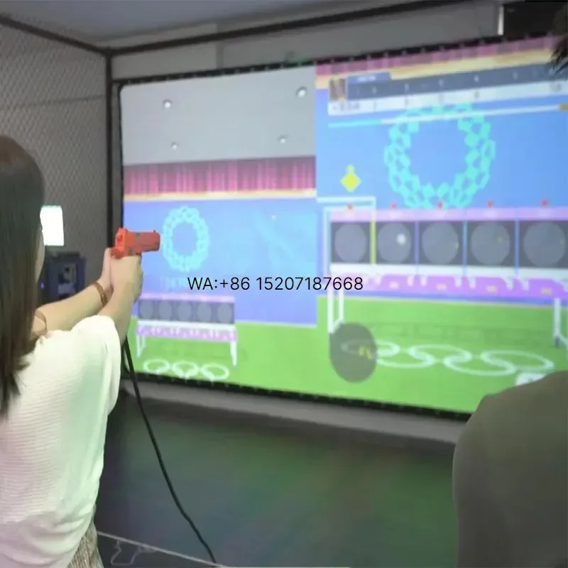 Wmwmnu Interactive Projection Shooting Game for Indoor Sports Training Amusement Parks and Family Entertainment Venues - view 6