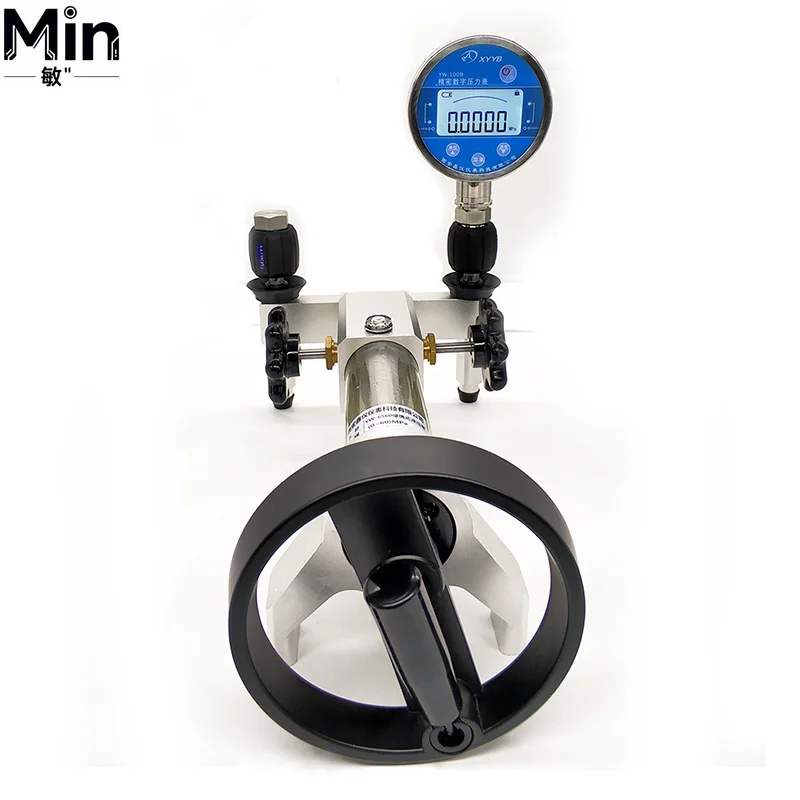 700Bar High Pressure Portable Handheld Hydraulic Calibration Pump with Pressure Gauge for Laboratory Industrial Pressure Test