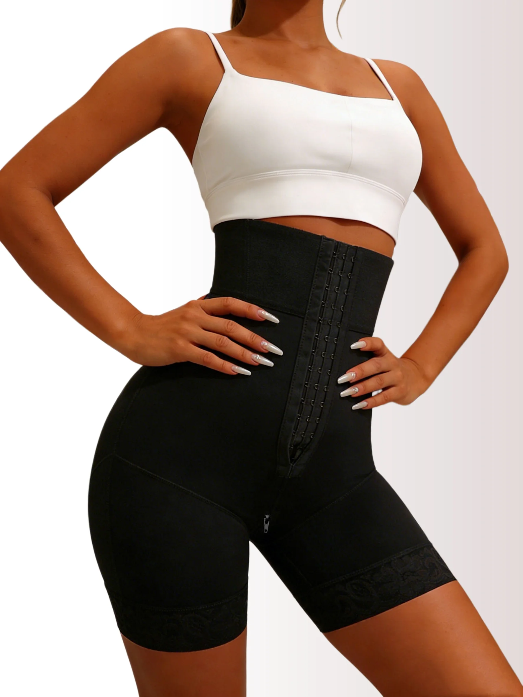 

Women's Slimming Solid Color Shapewear Pants Tummy Control Body Shaper Boy Short Corset Waist Trainer Underpants for Smooth Look