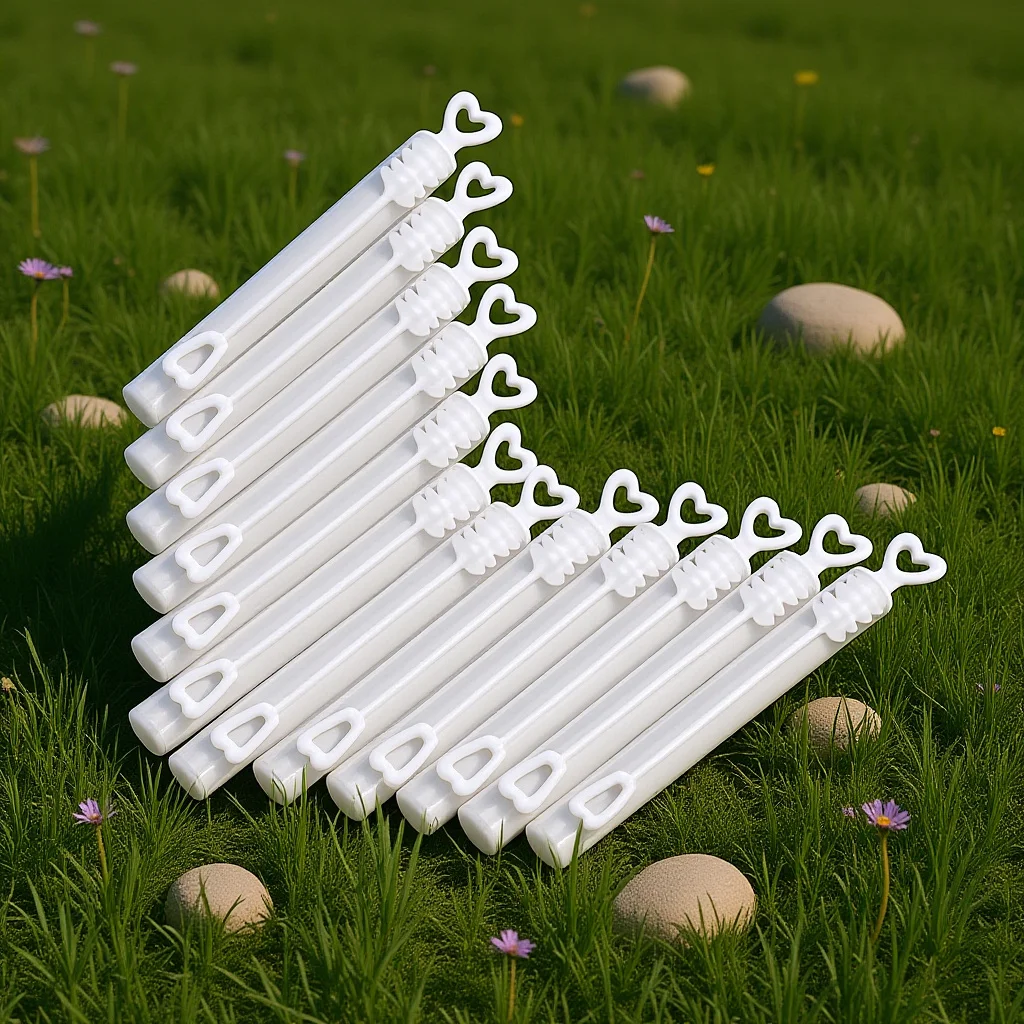 30pcs Empty Bubble Bottles Love Heart Shape Portable Kids Bubbling For Party Wedding Baby Shower Festival Outdoor Play Bubble