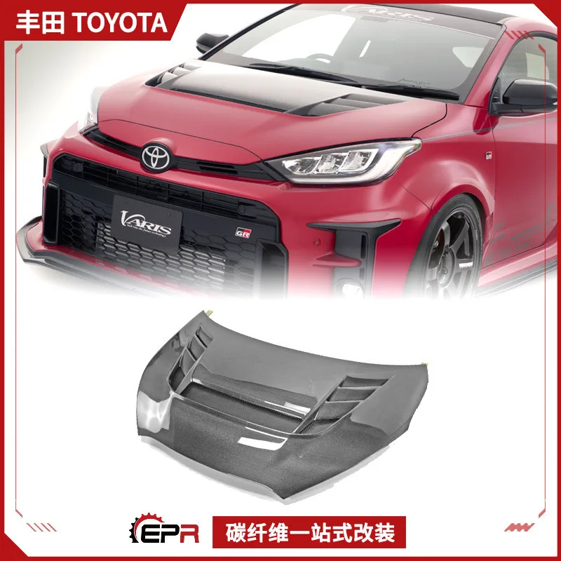 

Suitable for Toyota Yaris Yaris GR Carbon Fiber Retrofit Varis Front Cover Open Hole Engine Headcover