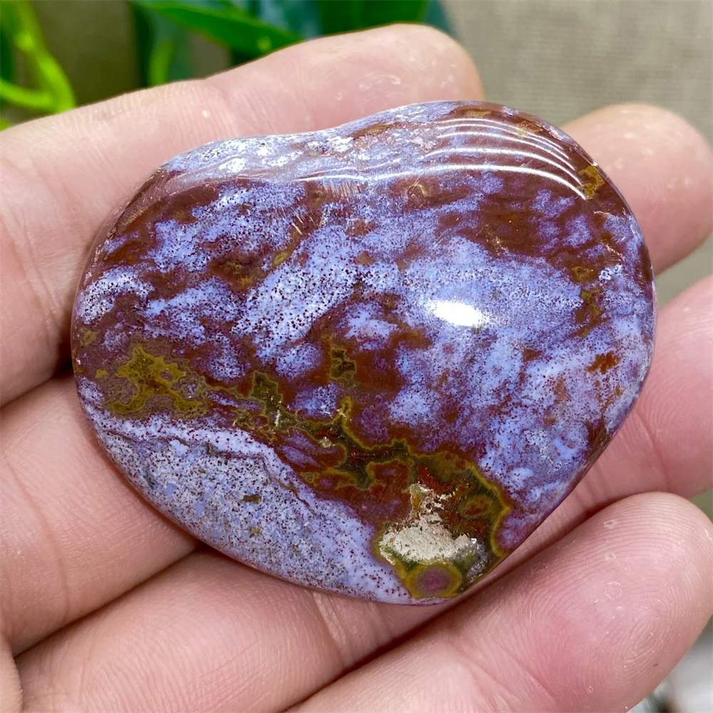 Natural Stones Ocean Jasper Sea Jade Crystals Room Home House Decor Energy Reiki Wichcraft Spiritual Gemstone Gift Heart Healing