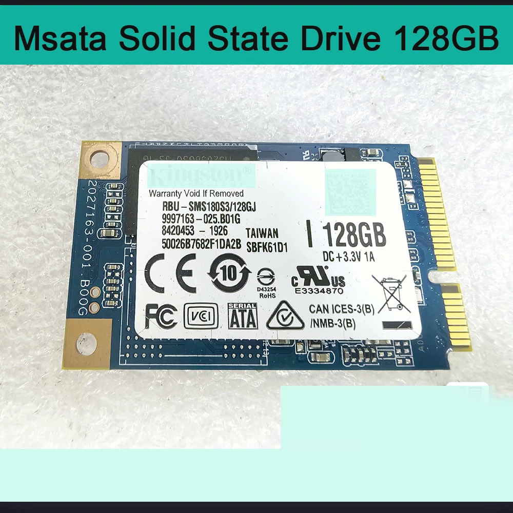 

For Kingston Msata Solid State Drive 128GB