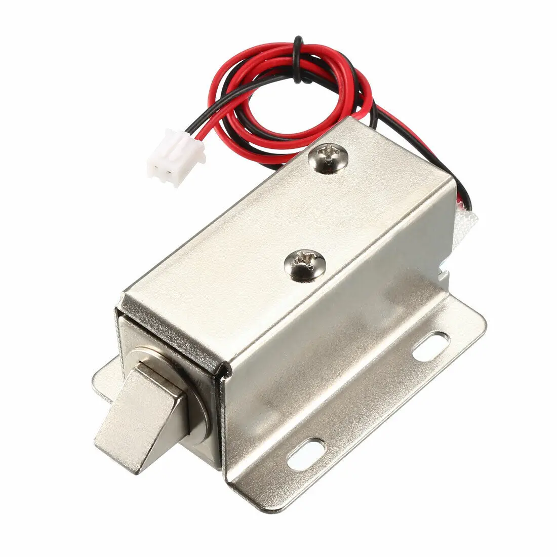 1 Pc Elektromagnetische Bout Lock Elektronische Vergrendeling Vergrendeling Vangst Deur 12V Elektro-Magneet Deurslot Toegangscontrole Elektronische Vergrendeling