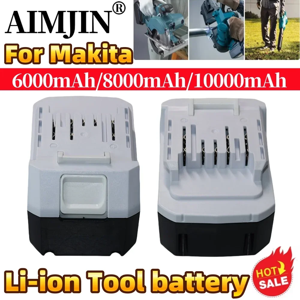 

For Makita 18V 6.0Ah/80Ah/10.0AhReplacement Battery 195608-4 BL1813 BL1813G BL1811G HP457D DK18171 196366-5 632B05-0 Batteries