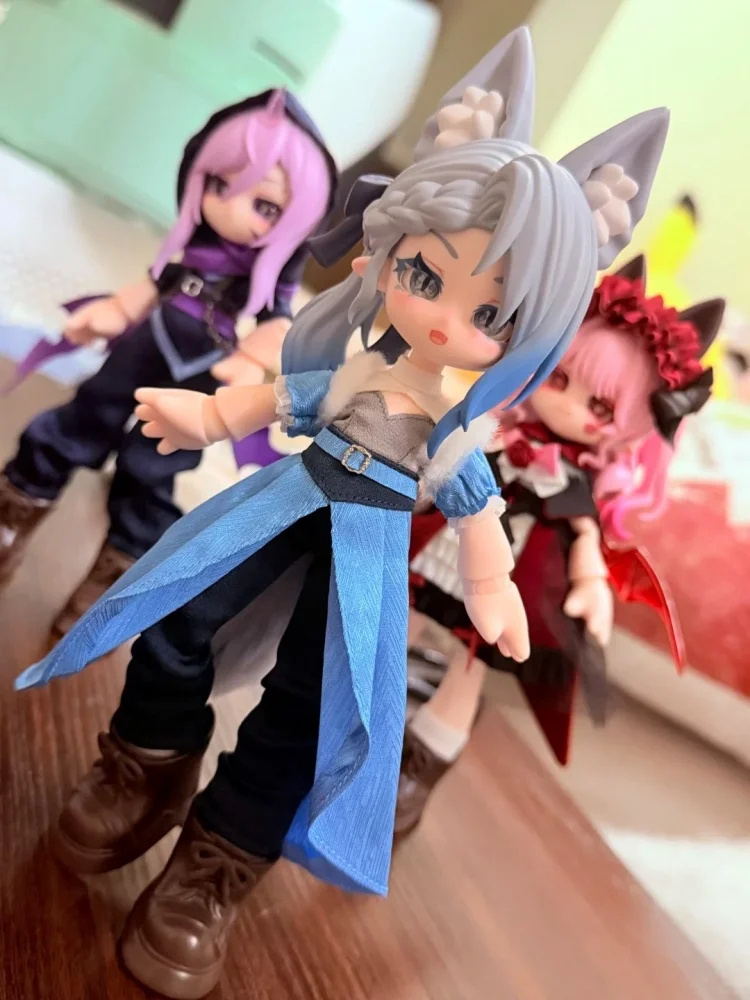 متوفر 1/12 Mjd صندوق أعمى مخصص لونا لسلسلة القمر دمية متحركة تمثال شخصية الحركة الديكور ألعاب عيد الميلاد #3