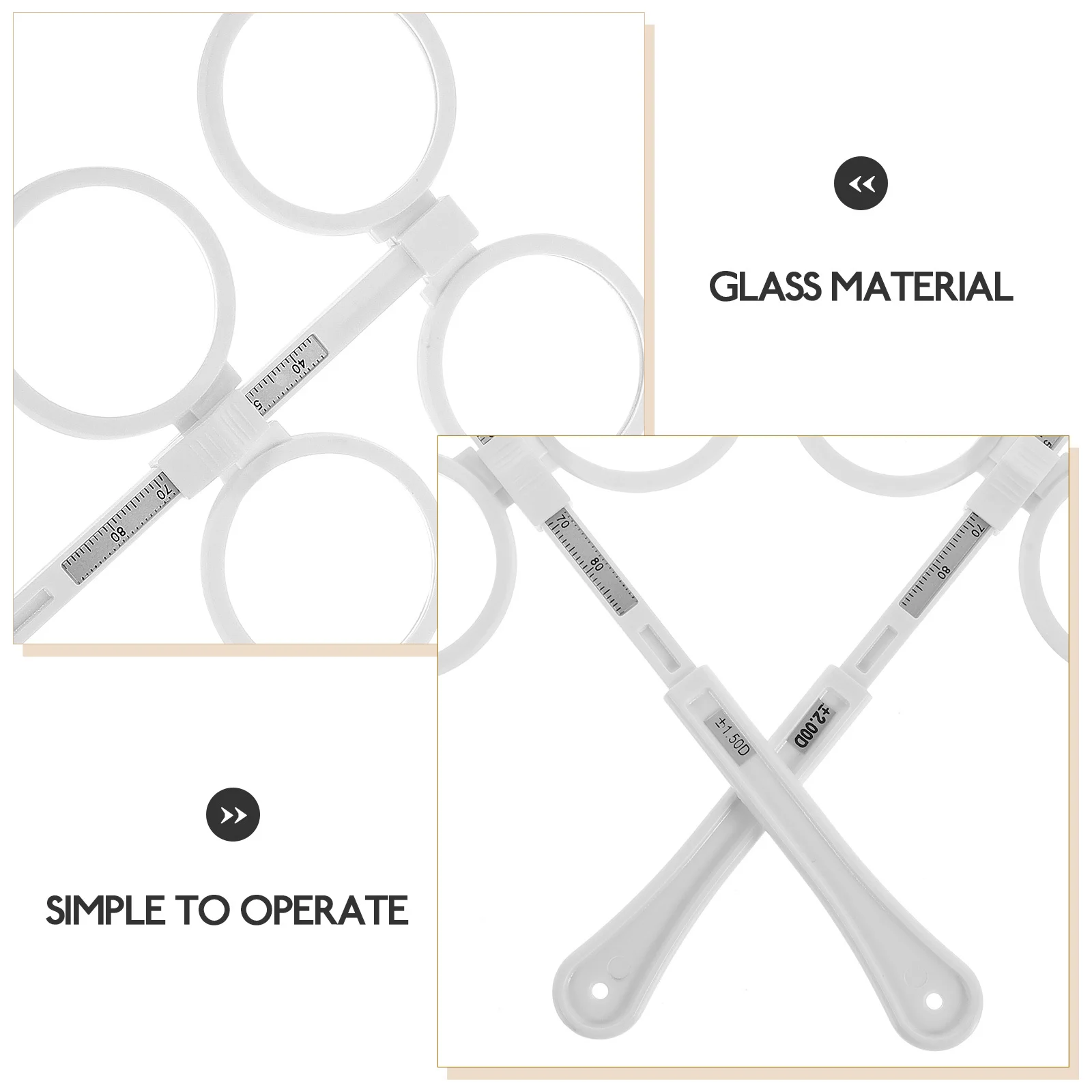 2 pezzi flipper ottico lente flip optometria flipper strumento portatile leggero lente ottica flip per bambini adulti bambini