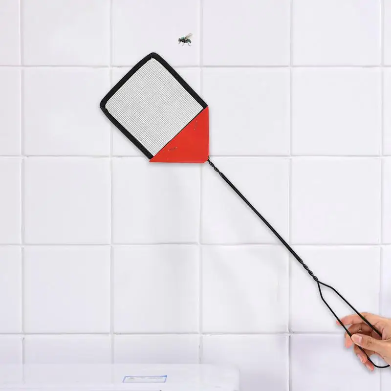 

Fly Swatter Heavy Duty Manual Fly Swatter Hanging Flyswatter With Durable Long Wire Handle For Indoor Outdoor Use