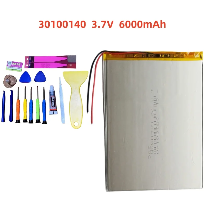 

New 3.7V Li Polymer lithium Tablet PC battery 30100140 6000mAh For Teclast M40 /M40 Pro / M40 Love Landing PDA Smart Computer