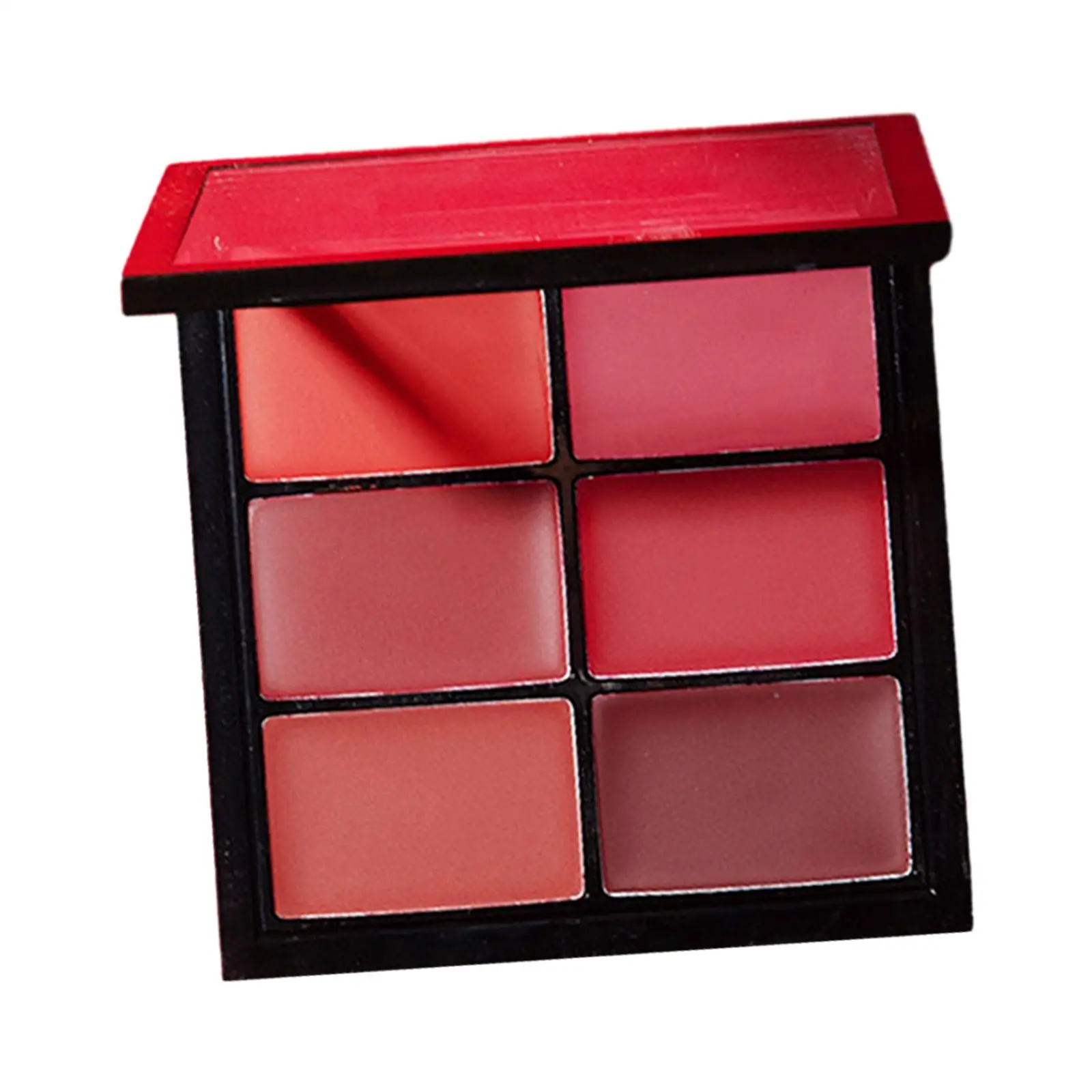 Palette de lèvres mates, Kit professionnel de rouges à lèvres nus Non collants, brosses de couleurs multiples pour femmes, cadeau de maquillage