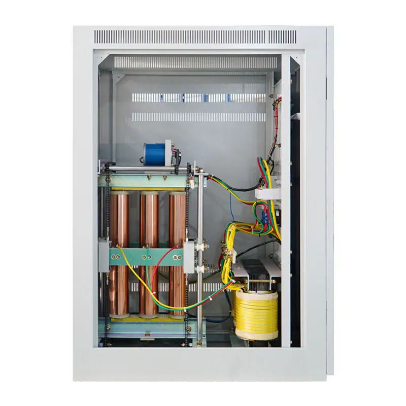SBW-N-100KVA 150KVA Ac Servo Stabilizer 380V 3 Phase LCD Display High Compensating Voltage Regulator for Electric Service