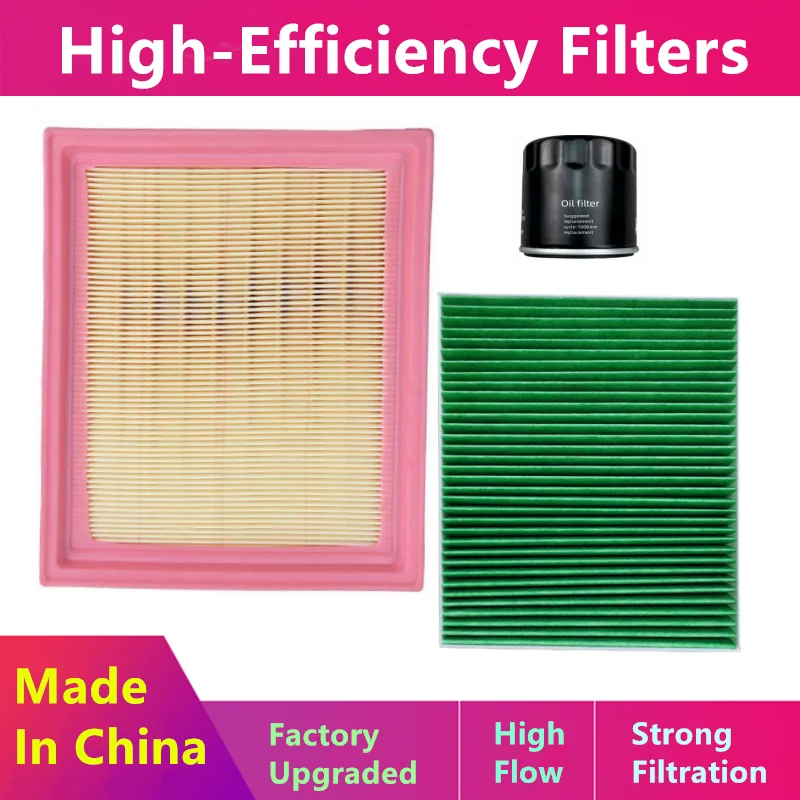 3pcs/Filter Set For Dongfeng Fengshen AEOLUS H30 S30 Cross 1.5l 1.6l/Oil, Air Nacelle Filter/Auto Parts