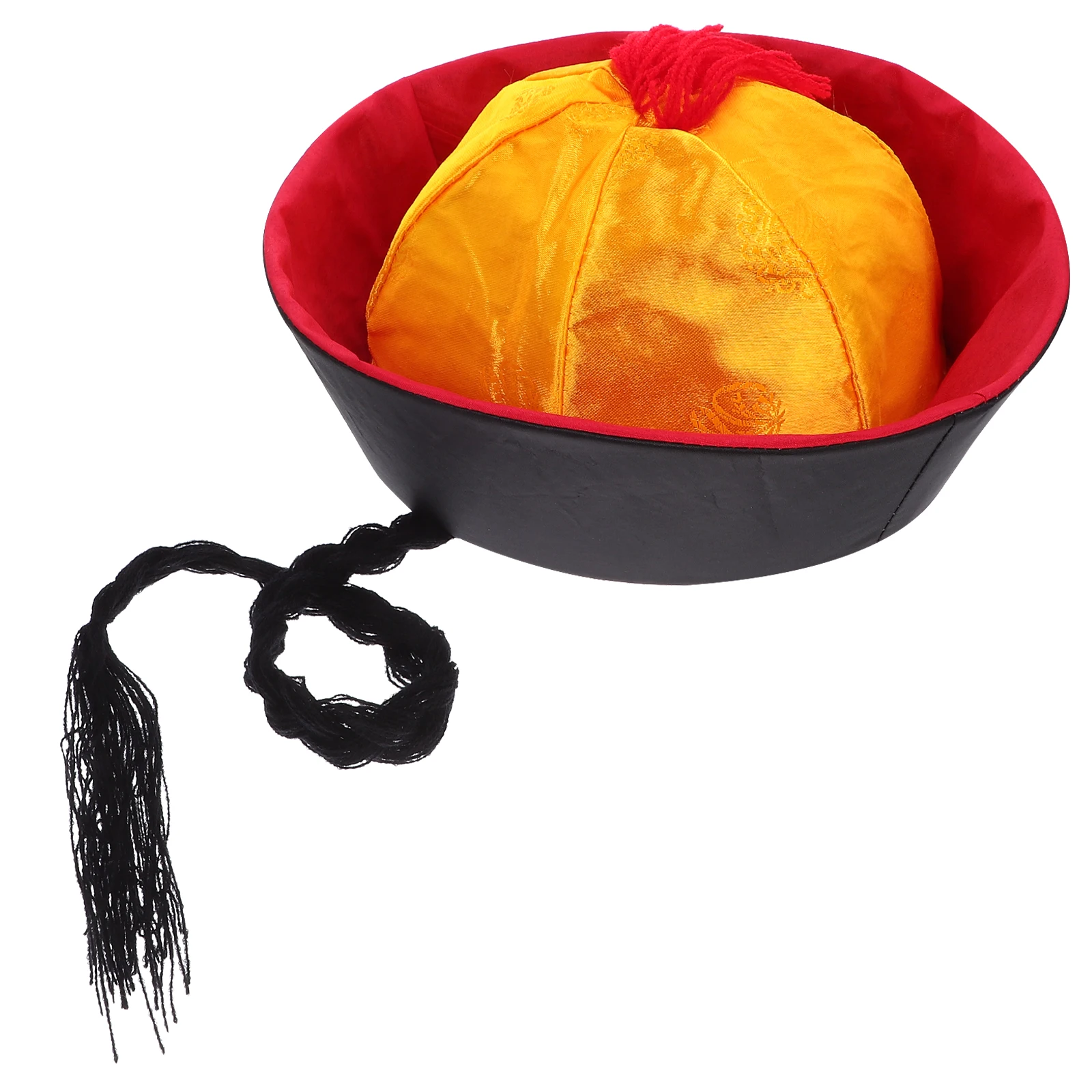 

Chinese Style Ponytail Hat Oriental Royal Cosplay Costume Prop For Party Festival Performance Lightweight Asian Braids