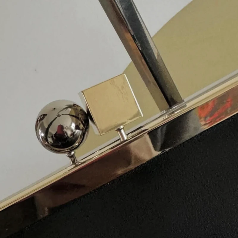 حقائب سهرة لا بوشيت صالون كلاتش للنساء، حقائب يد ومحافظ فاخرة بتصميم جديد لعام 2025، مصنوعة من مادة البولي يوريثان، بإطار معدني طويل وأشرطة سلسلة تحت الإبط، حقيبة كتف جودة عالية ًالشحن مجانا وصول الشحن السريع #4