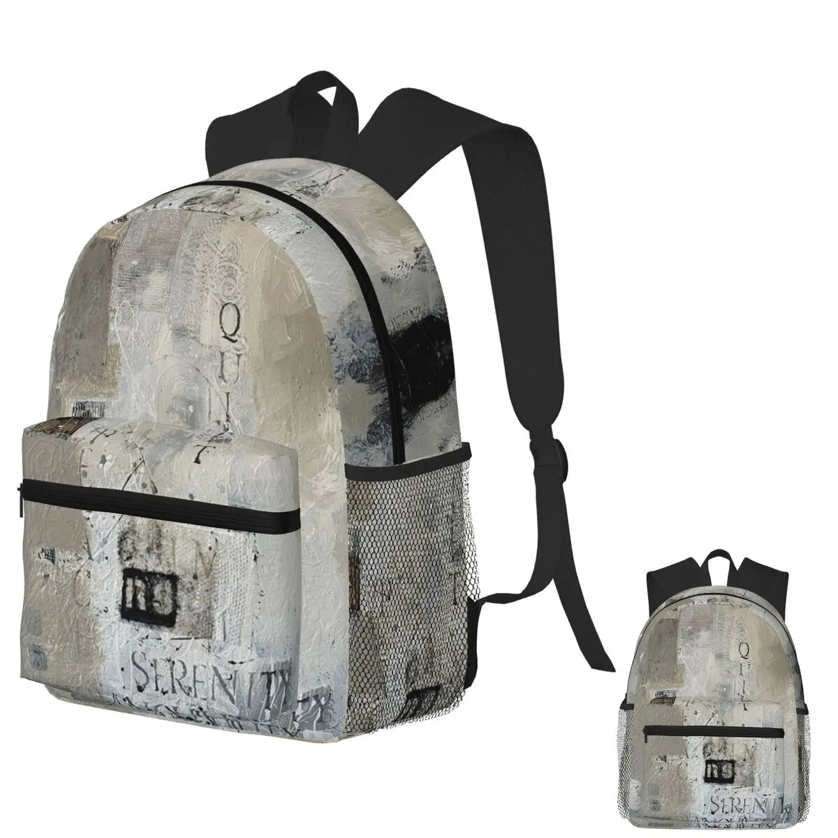 

URBAN TRANQUILITY Student Backpack School Bag Hiking Travel Daypack for Men Women Bookbag Shoulder Bags