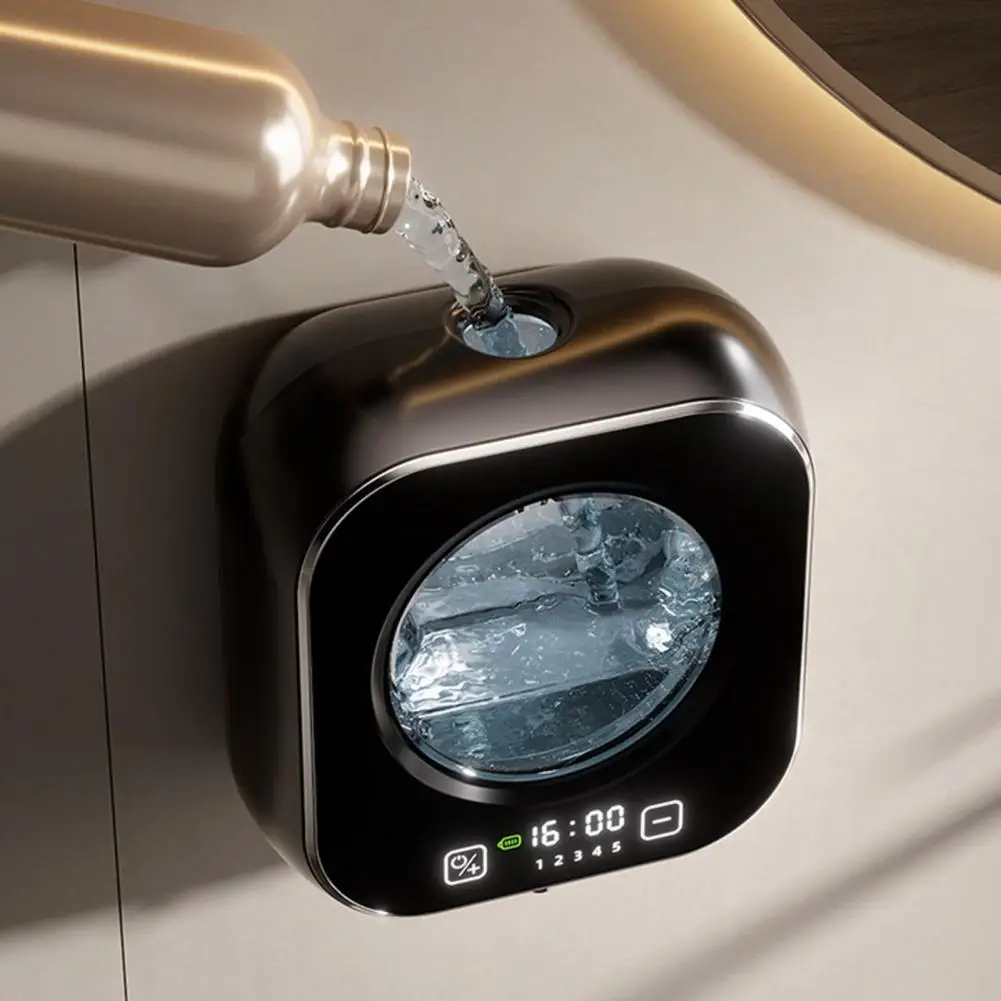 Automatic Foam Soap Dispenser Anti-clog Foam Dispenser Touchless Rechargeable Foam Soap Dispenser with Led Display for Bathroom