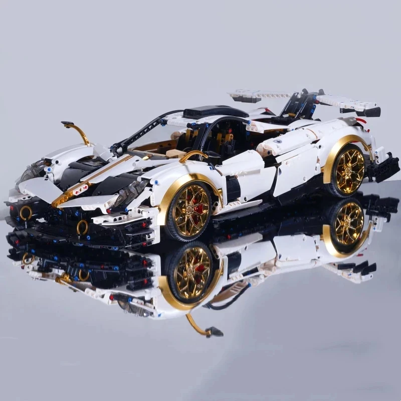 

KBOX 10252 Crafted Technical Sports Car Building Blocks Unique Racing Speed Vehicle Bricks Assembly Toys Christmas Gifts For Kid