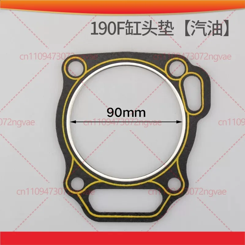 10pcs For 190F 188F 177F 173F Generator Water Pump Tiller Paper Gasket Kit Carburetor Air Filter Muffler Heat Insulation Parts