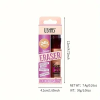 New Sponge Head Concealer for Dark Circles Freckles Acne Pigmentation and Blemishes Long Lasting Moisturizing Liquid Foundation 6