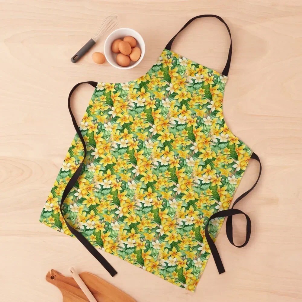 

Plumeria Sunrise Apron carpenter For Cooking chef for man Apron