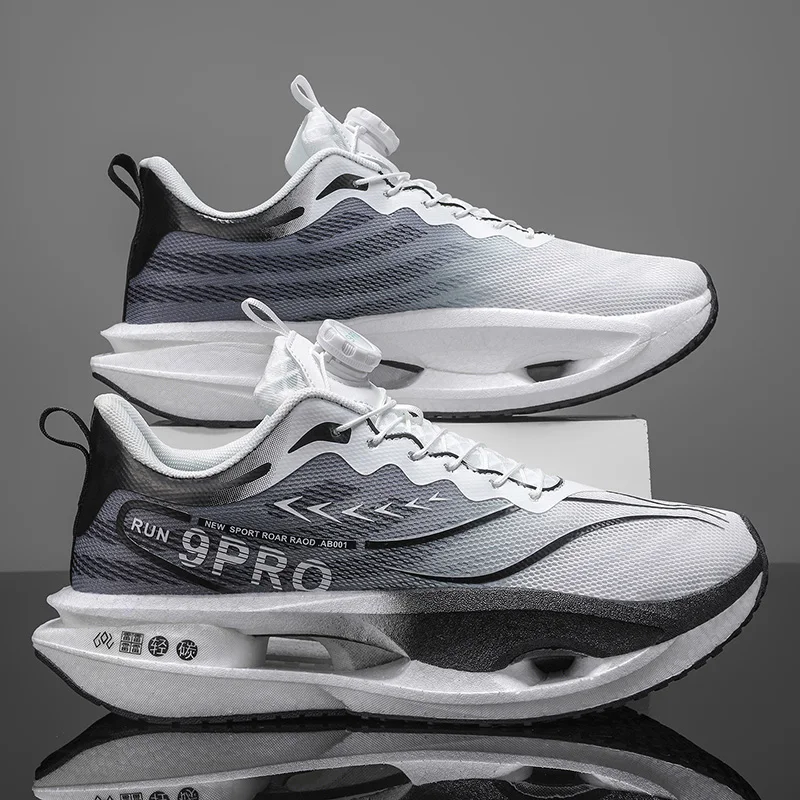 New Cushioning Running Shoes for Men Lightweight Sport Shoes Breathable Casual Sneakers Non-Slip Outdoor for Women view 2