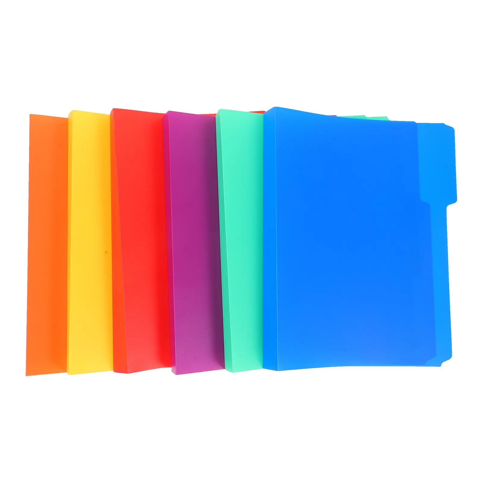 

18Pcs Bright Plastic File Folders Professional Grade Document Folder Organizer for Classroom Office Study Desk File Protection