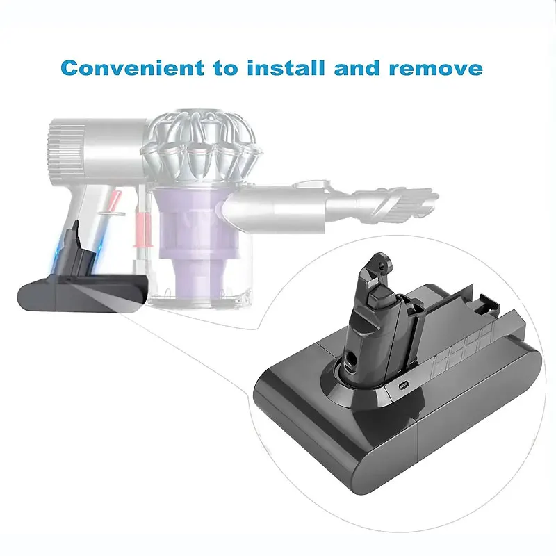 

for Dyson V6 2026 New 21.6V 9000mAh Li-ion Battery DC58 DC59 DC61 DC62 Vacuum Cleaner SV09 SV07 SV03 SV04 SV06 SV05