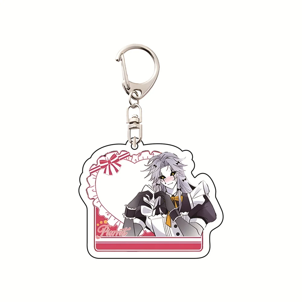 Anime The Freak Circus TFC Pierrot 6cm Acrylic Keyrings Backpack Decorations Accessories Decor Gifts Exquisite Products