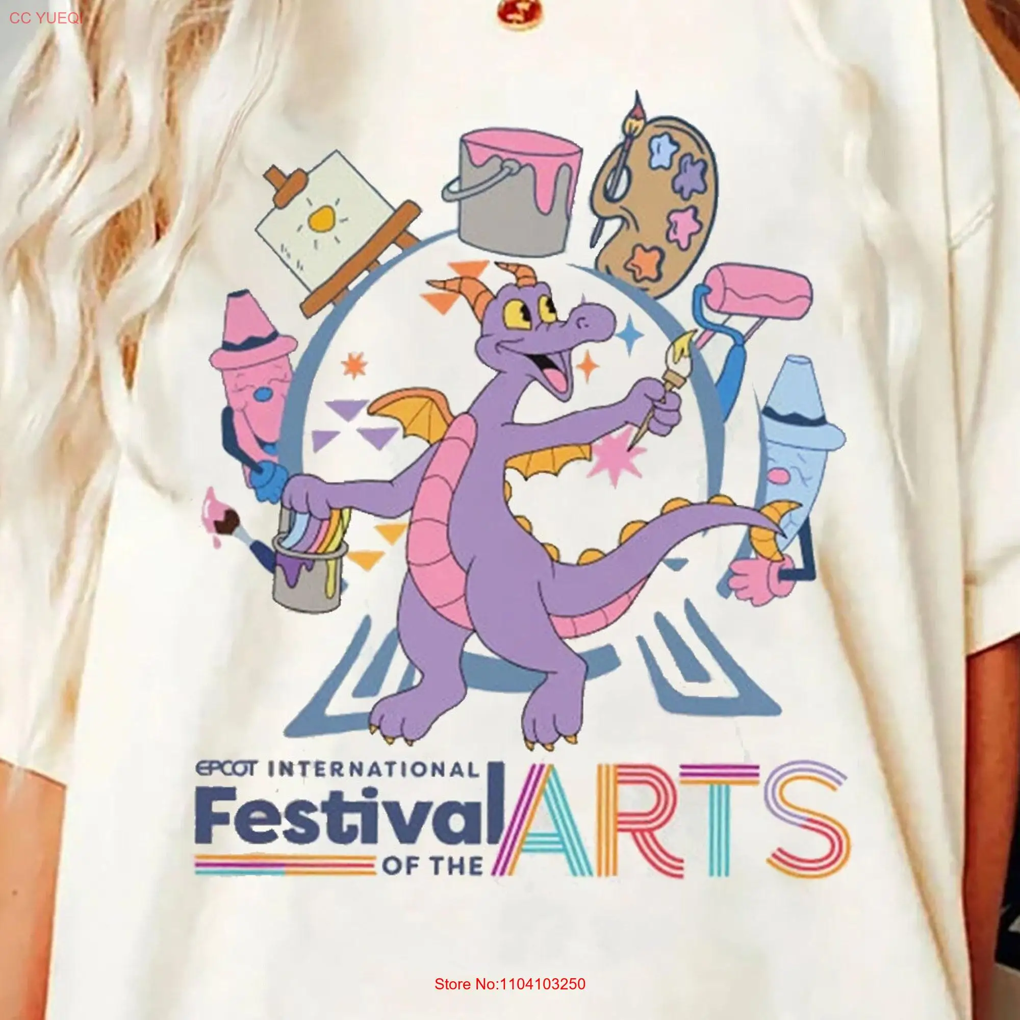 Epcot International Festival of the Arts T Shirt Figment Comfort Colors Center Trip long or short sleeves