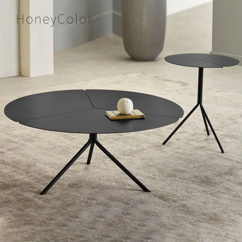 

Minimalist Nordic Coffee Table Modern Living Room Aesthetic Unique Side Table Italian Metal Kaffee Tische Postmodern Furniture