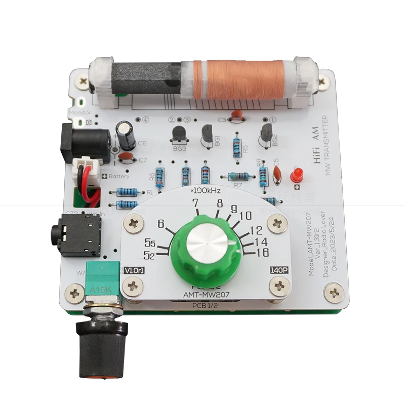 

DIY AM AM AM Radio Transmitter Circuit Board Special Test Ore Main Radio Board for Electronics Projects