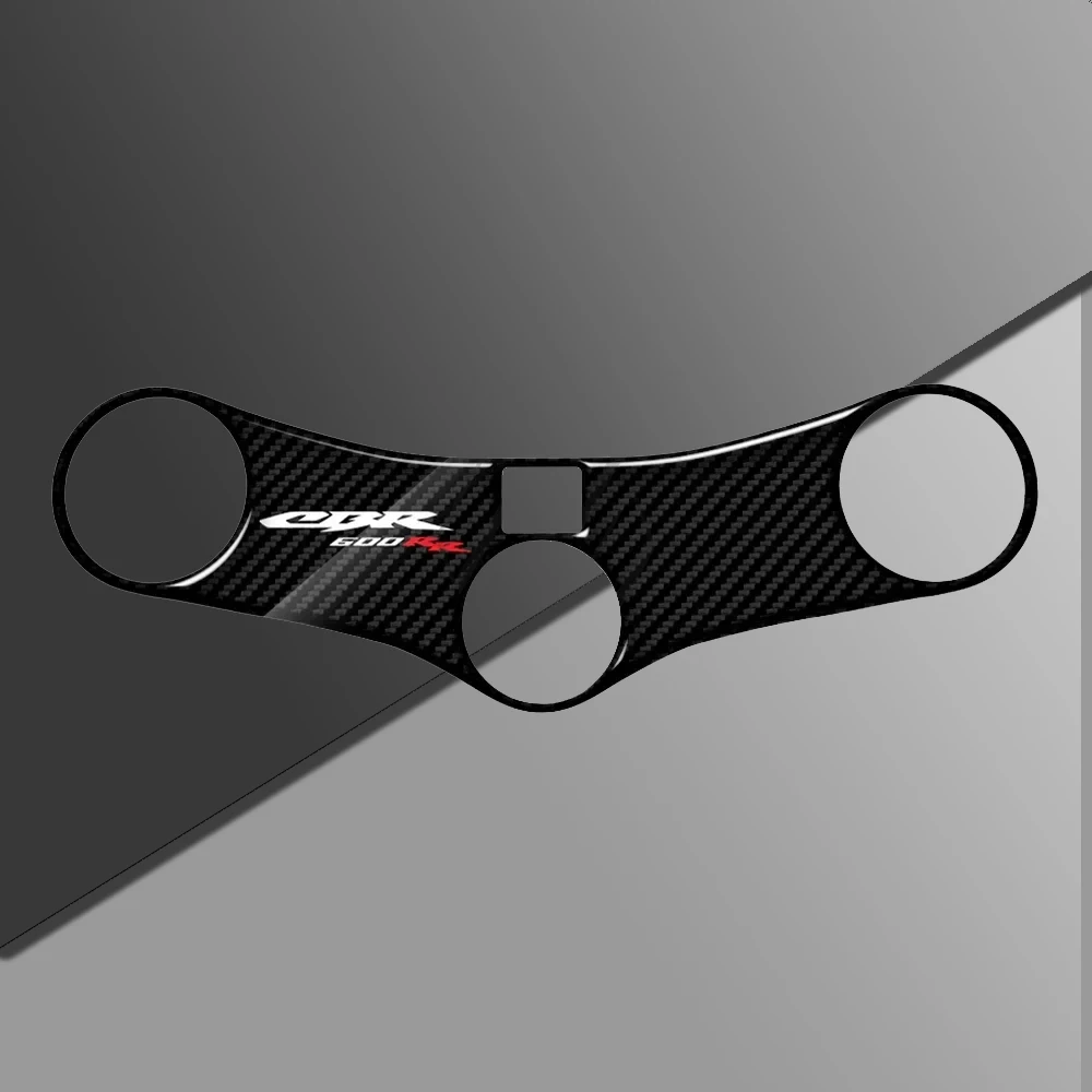 

For Honda CBR600RR 2005-2006 motorcycle modification 3D carbon fiber textured trident rear guard sticker