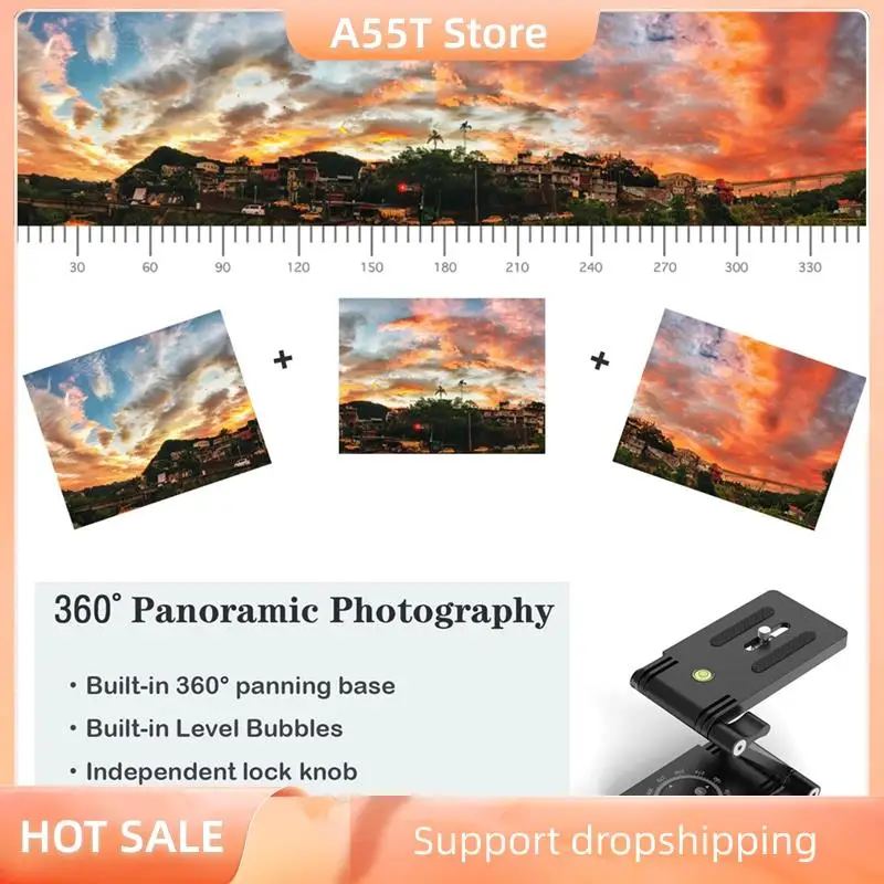 

A55T Z Flex Tilt Tripod Head Flexible Angle Pan &Tilt Head/Universal Multiway Camera Tripod Folding Z Bracket For DSLR Camera