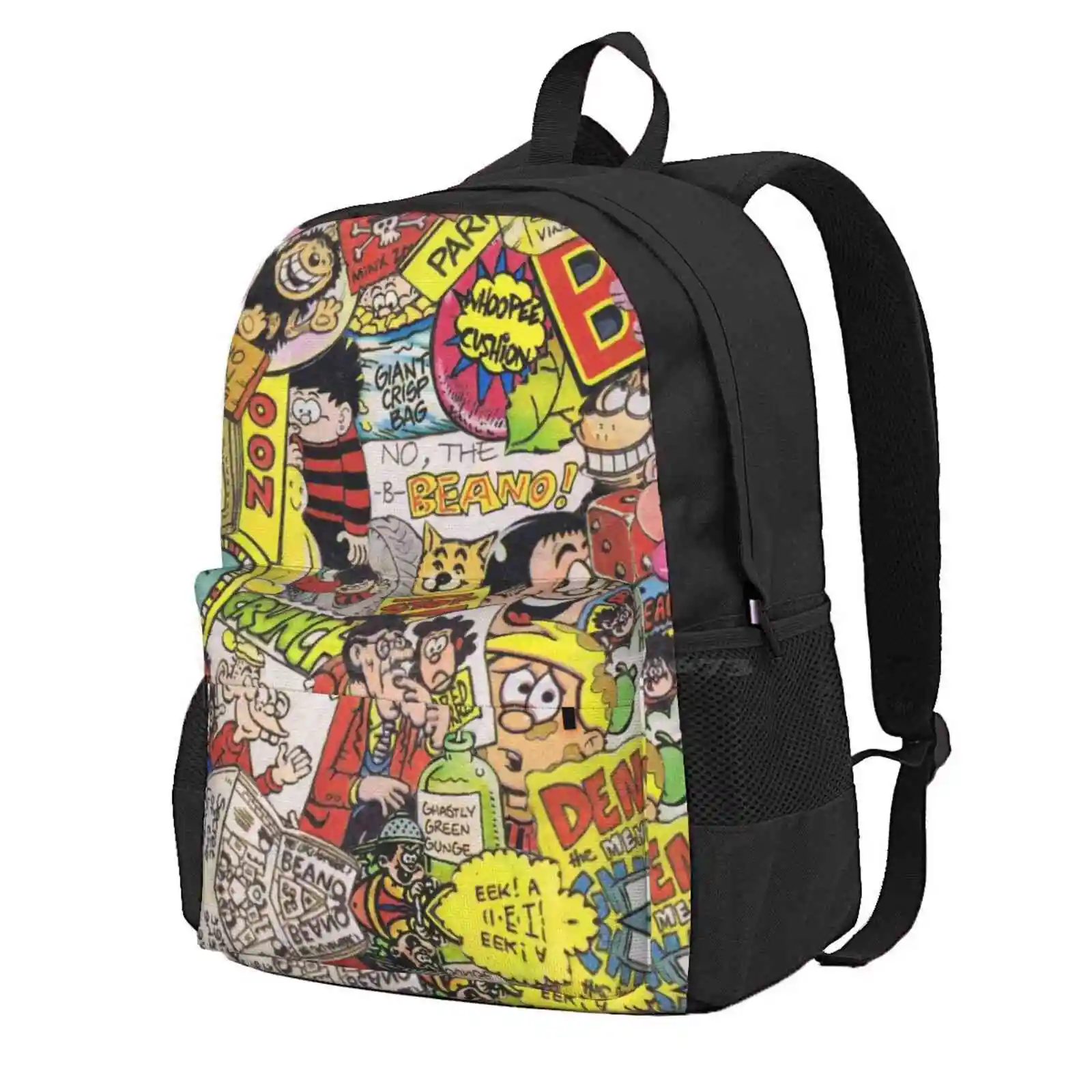 Beano Hot Sale Schoolbag Backpack Fashion Bags Beano Collage Dennis The Menace Comic Annual Animals Kids Characters Cartoon