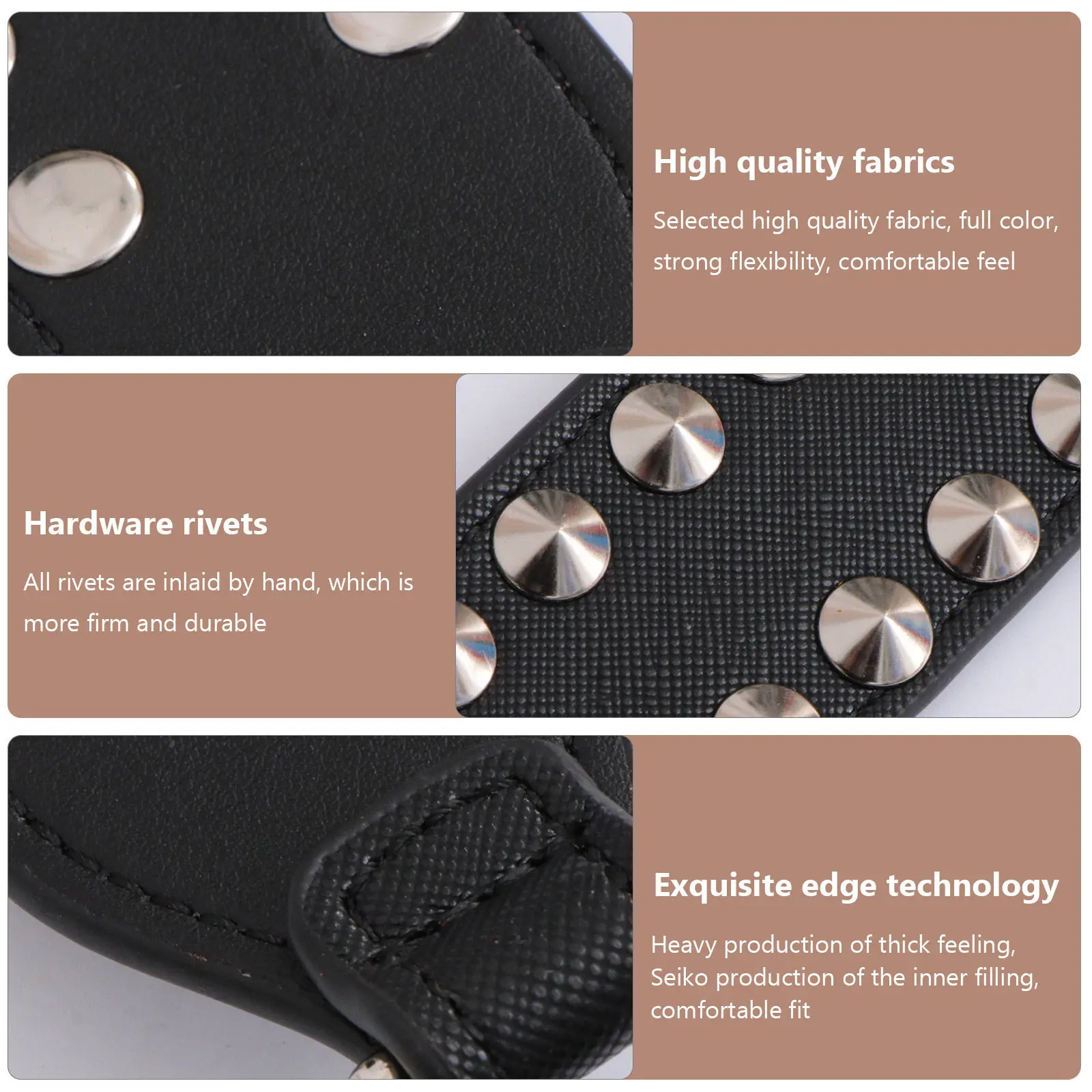 

Women Bag Wide Strap Punk Style Shoulder Carry Replacement Accessory Exquisite Craftsmanship Comfortable Soft Surface