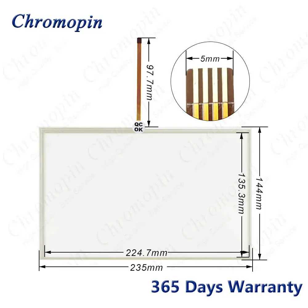 Touch Glass Screen Panel Digitizer for LS eXP60-TTA/DC eXP60-TTA DC Touchscreen Glass