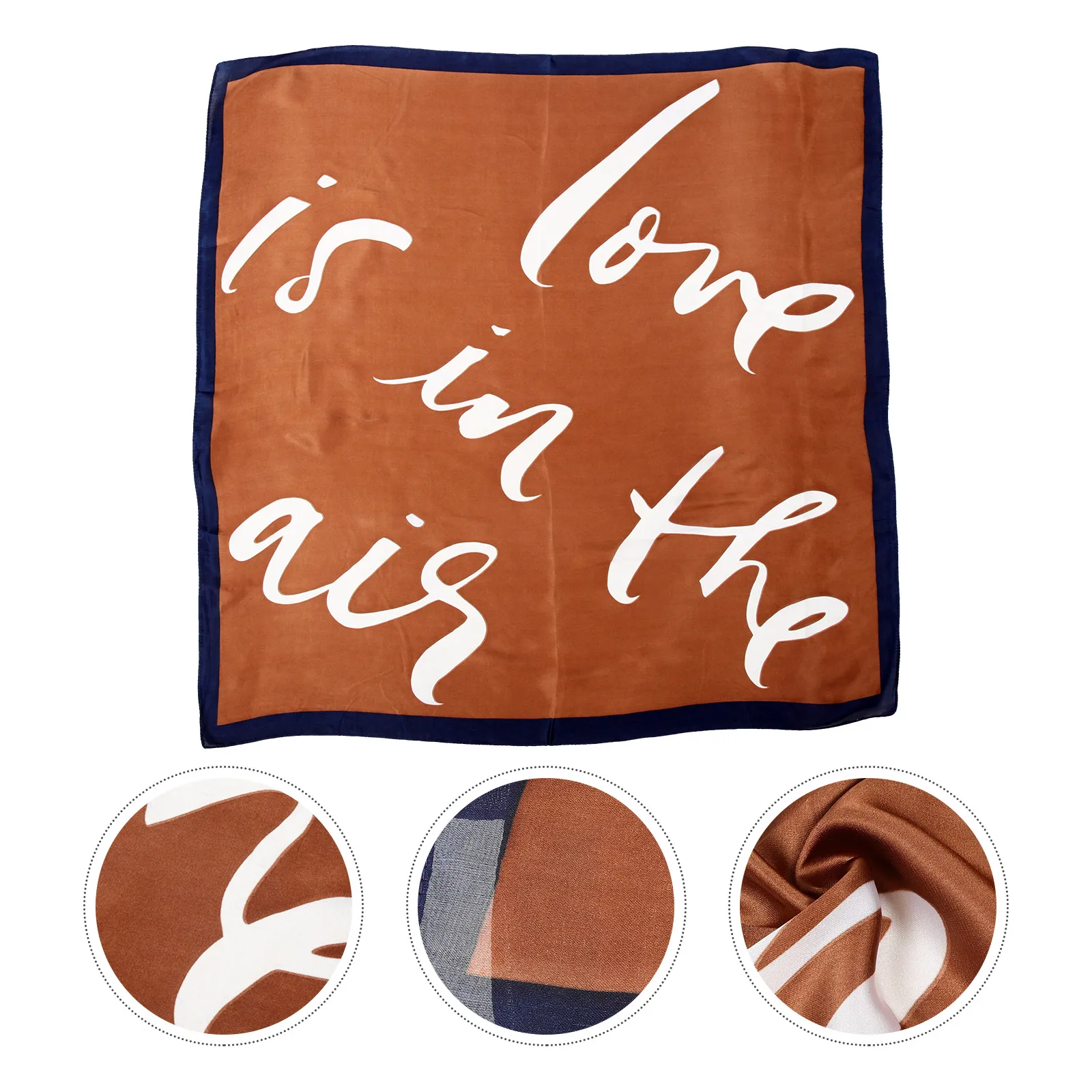 

Chiffon Scarf Dots Japanese Korean Style Lightweight Women Khaki Spring Fashionable Breathable Clothes Accessory Dots for Travel