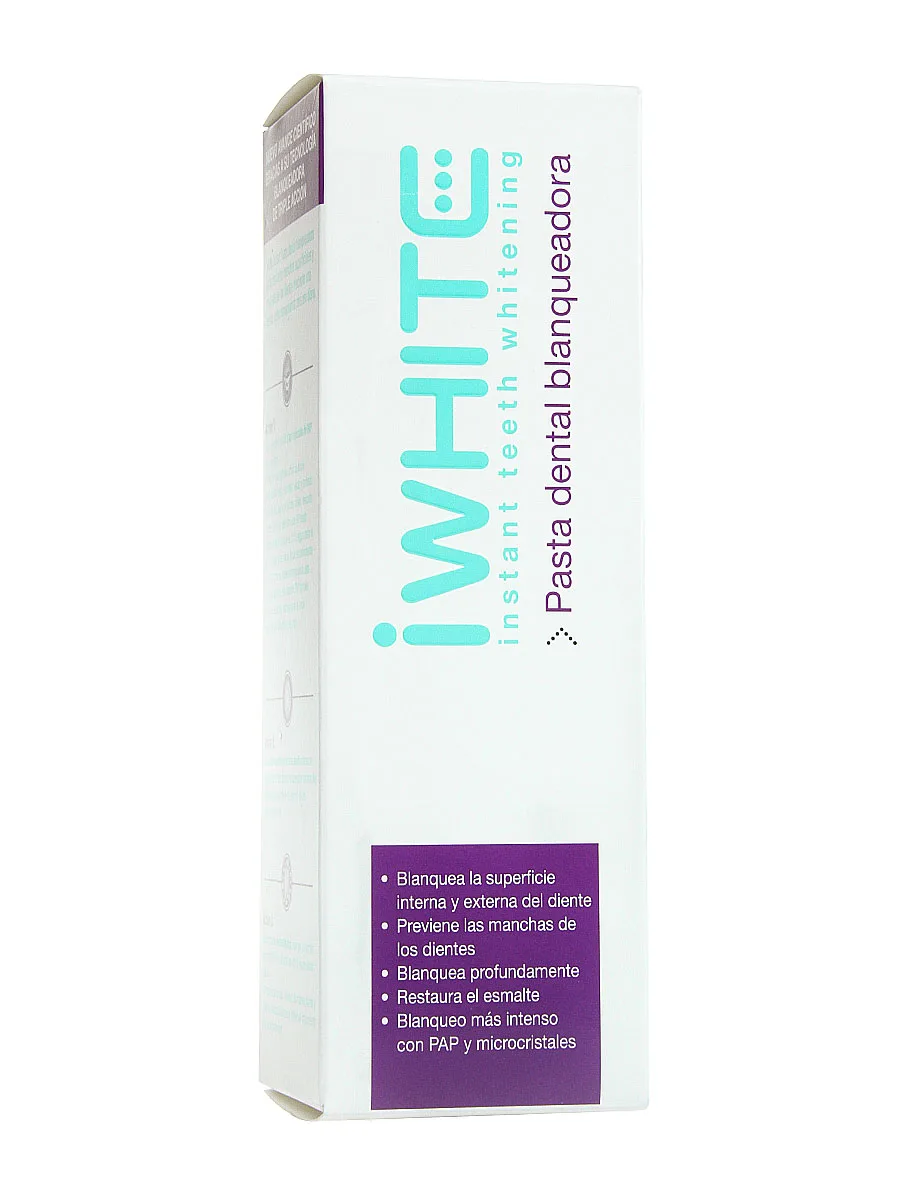 75 ml whitening toothpaste iwhite. -Triple action bleach.