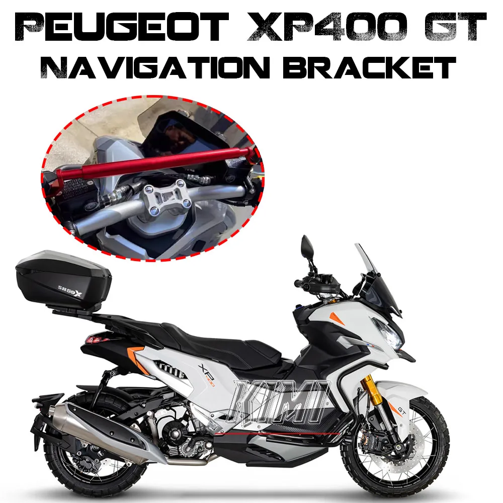

Motorcycle Navigation For Peugeot XP400 GT XP 400 GT Expansion Fixing Bracket Navigation Bracket Phone GPS Plate Support Holder
