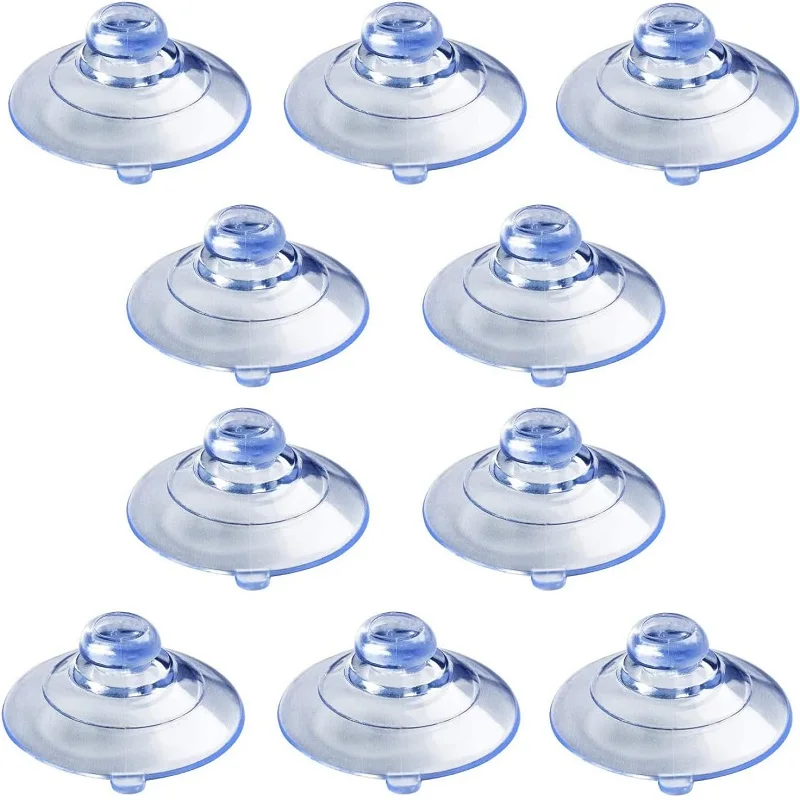 30mm Mushroom Head Suction Cup PVC Sucker Clear Suction Pad Strong Vacuum Suction Cups Glass Sucker for Kitchen/Bathroom/Car