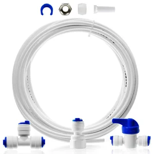 RO -Systeme Umkehrosmose -Kitinstallation, Wasserlinie und Eishersteller -Anschluss, Wasserfilter, 1/4 6 Hauptverkaufsfilter für den Frigidaire -Kühlschrank - №5