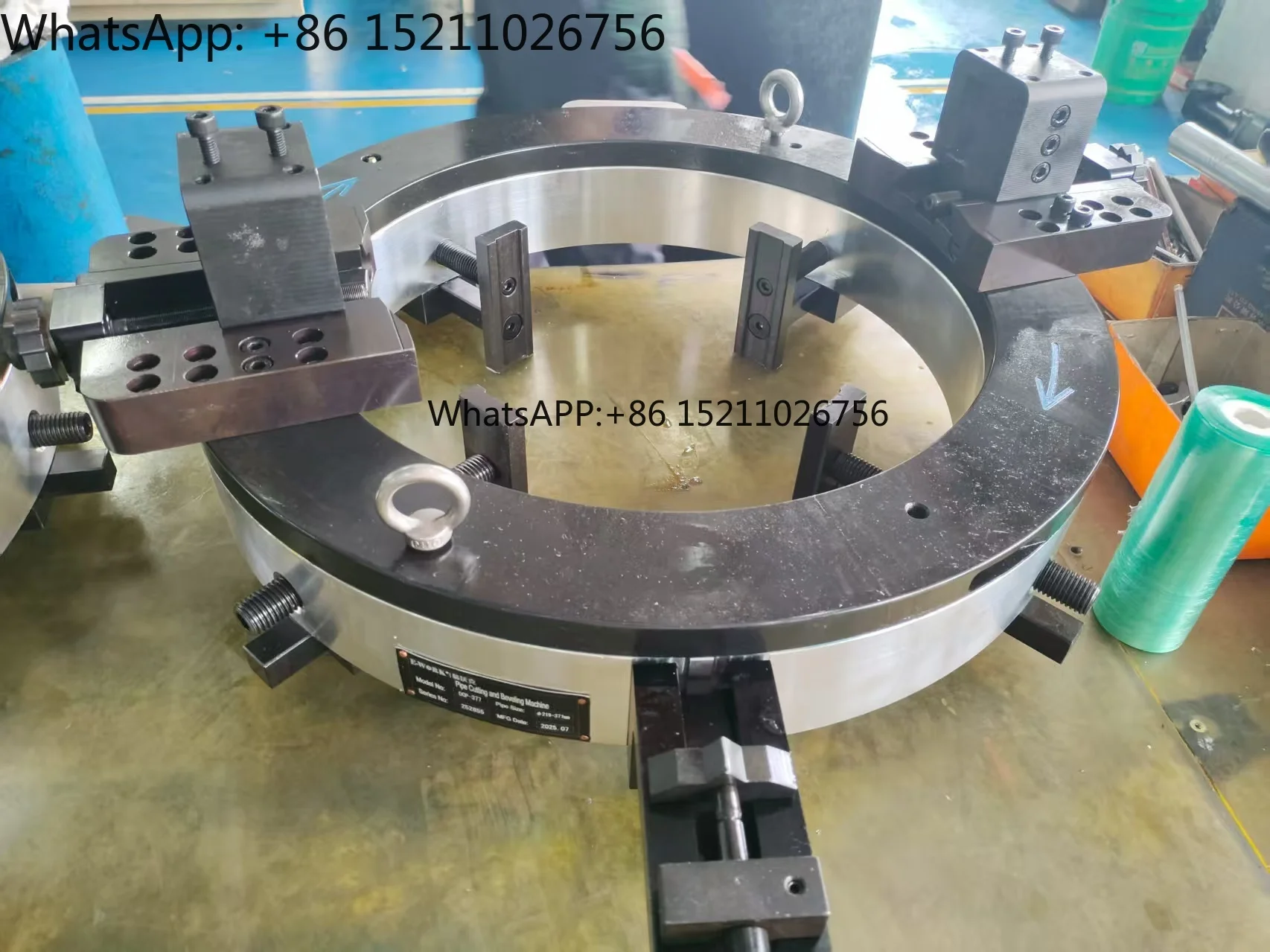 OCE-377 OD Mount Steel Pipe Cutting Machine Pipe Beveling Machine for Pipes 8''-14''