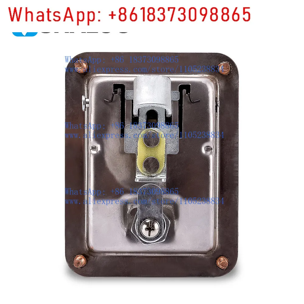Generator set chassis anti-theft door lock cabinet lock industrial equipment mechanical door lock 304 stainless steel flat box