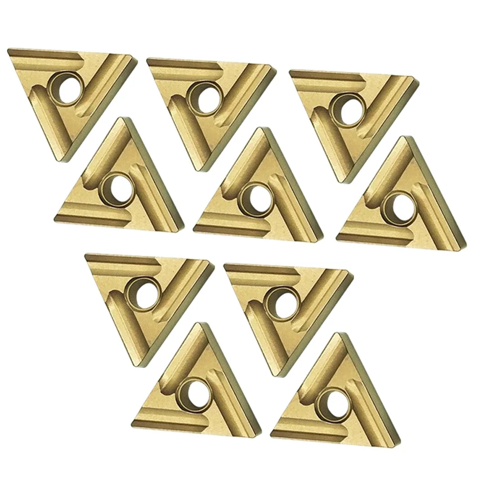 Set di 10 inserti TNMG160404 TNMG331 per torni CNC Utensili ottimali per lavorazione acciaio, acciaio inossidabile e ferro