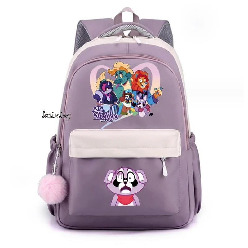 New Indigo Park Backpack Teenage Girl Student Back To School Schoolbag Game Bookbag Bag Girls Boys Children Rucksack﻿ Knapsack