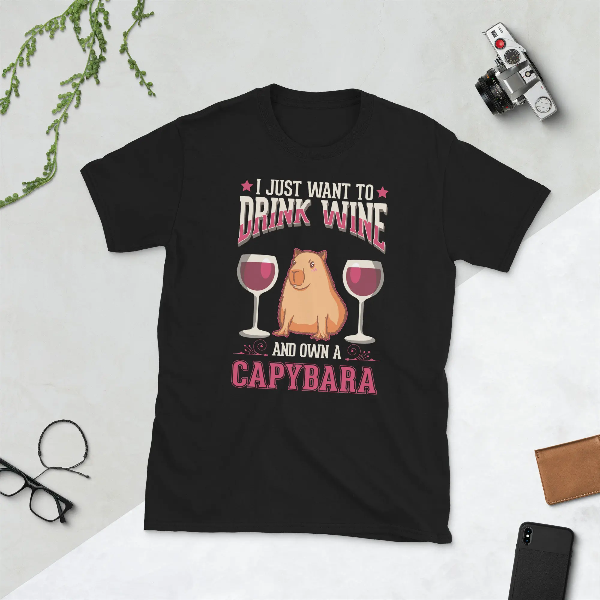 Funny Capybara T Shirt Men Capibara