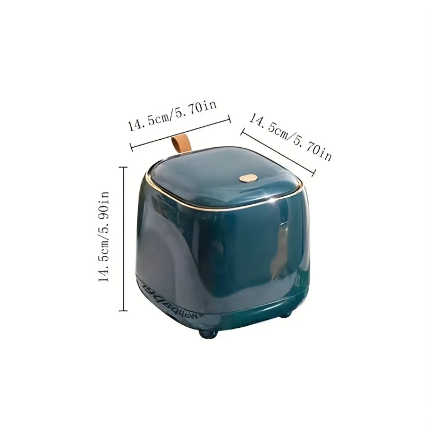 Mini Desktop Trash Can with Lid - Perfect for , Office, Bedroom, and Car - Simple Plastic Dust Bin for Restaurant Garbage Collec