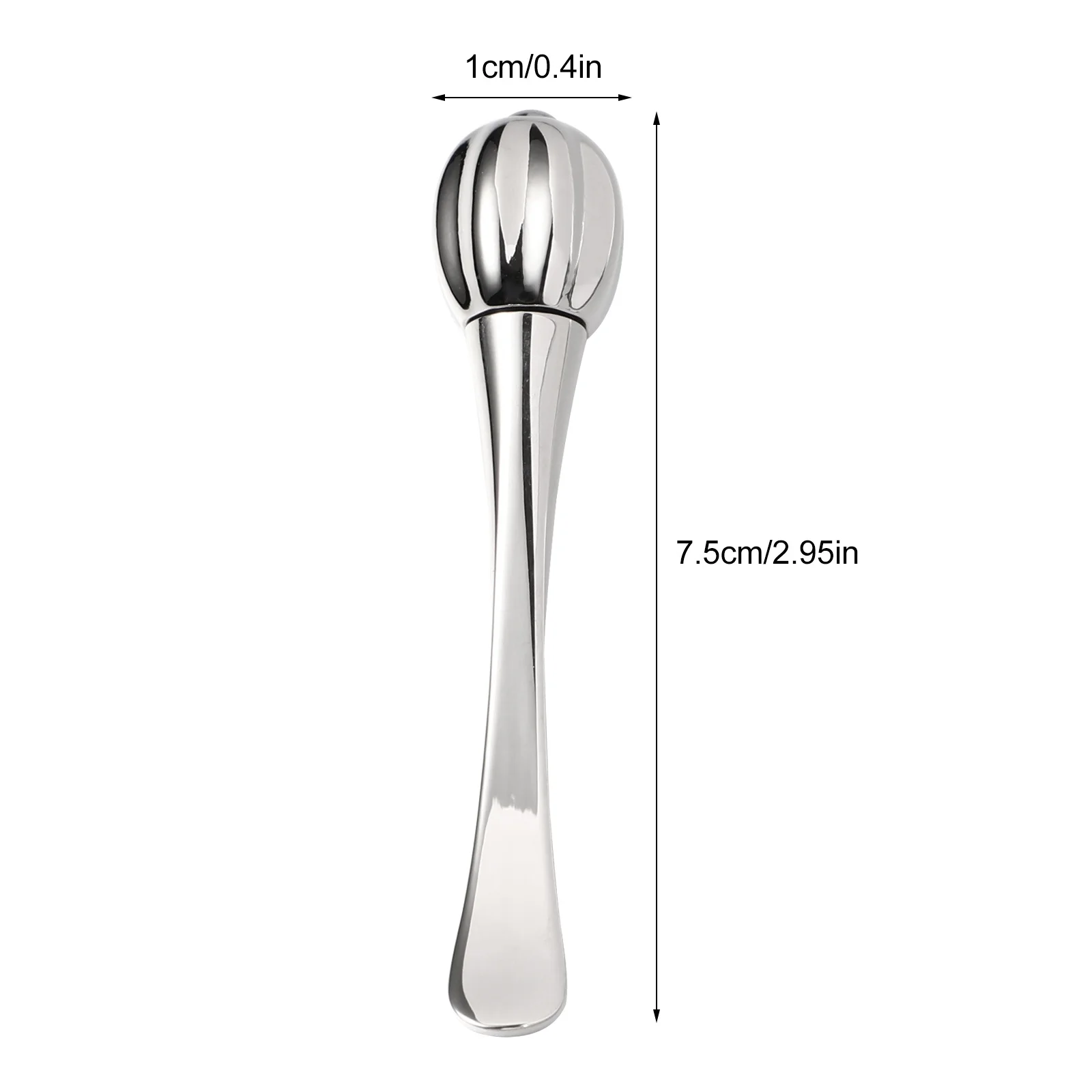 ช้อนครีมบำรุงรอบดวงตา 3 ชิ้น สแตนเลส สองด้าน ช้อนตักครีมบำรุงผิวแบบพกพา อุปกรณ์นวดรอบดวงตา ช้อนสำหรับมาส์กหน้า