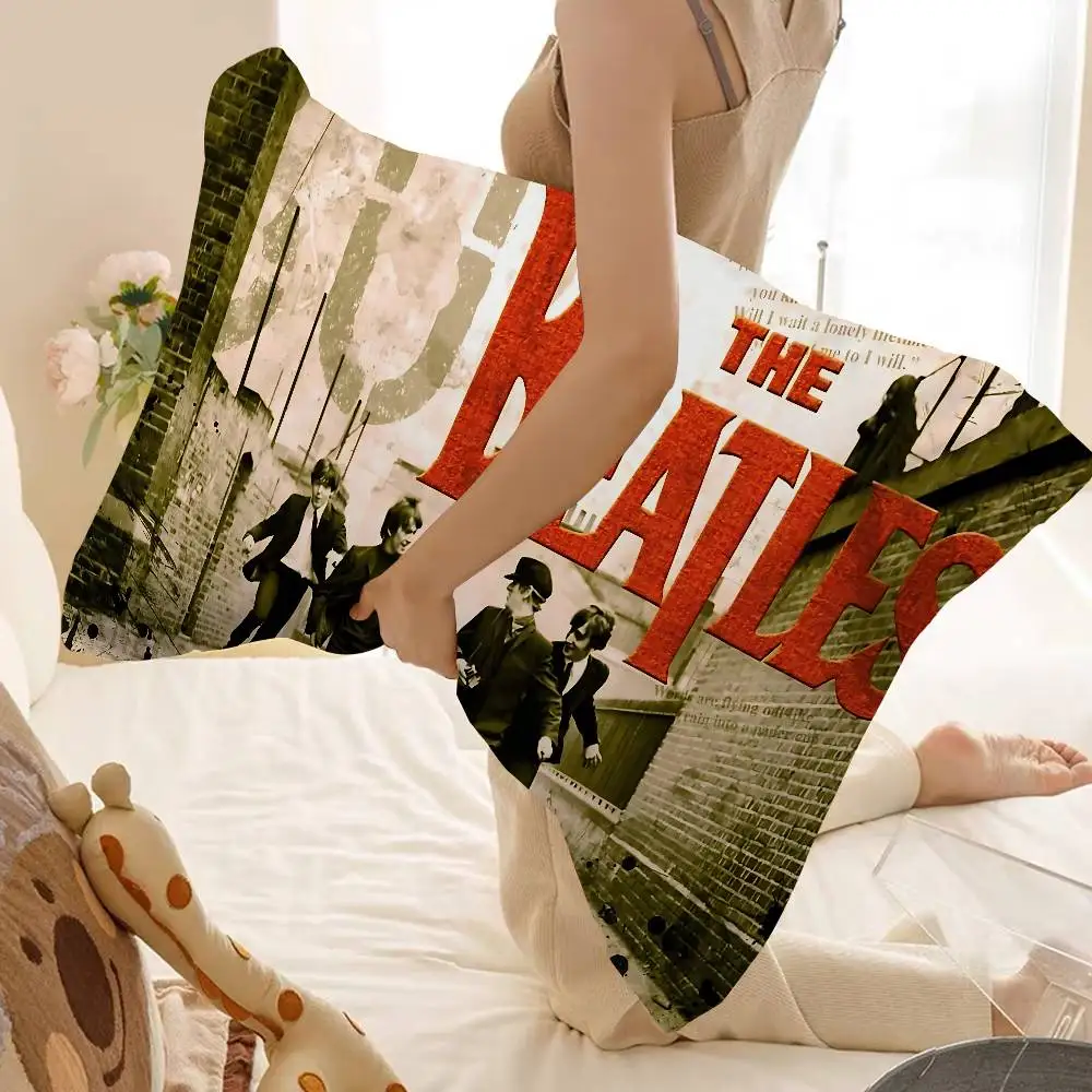 Band Singer The B-Beatles Pillow Towel Pillowcase for Hair and Skin, Standard Size Set of Super Soft Pillow Case
